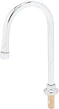 TS Brass B-0521 Deck Mount Gooseneck Faucet with Aerator, Chrome
