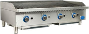 Globe Food Equip Countertop 48" Cast Iron Radiant Gas Charbroiler