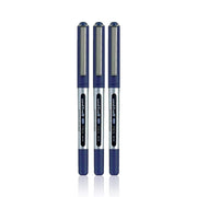 Eye Micro UB-150 Fine Rollerball Pen - Blue by Uni-Ball – 3pack, Stainless Steel, Blue, Pack of 3, Model 153486287