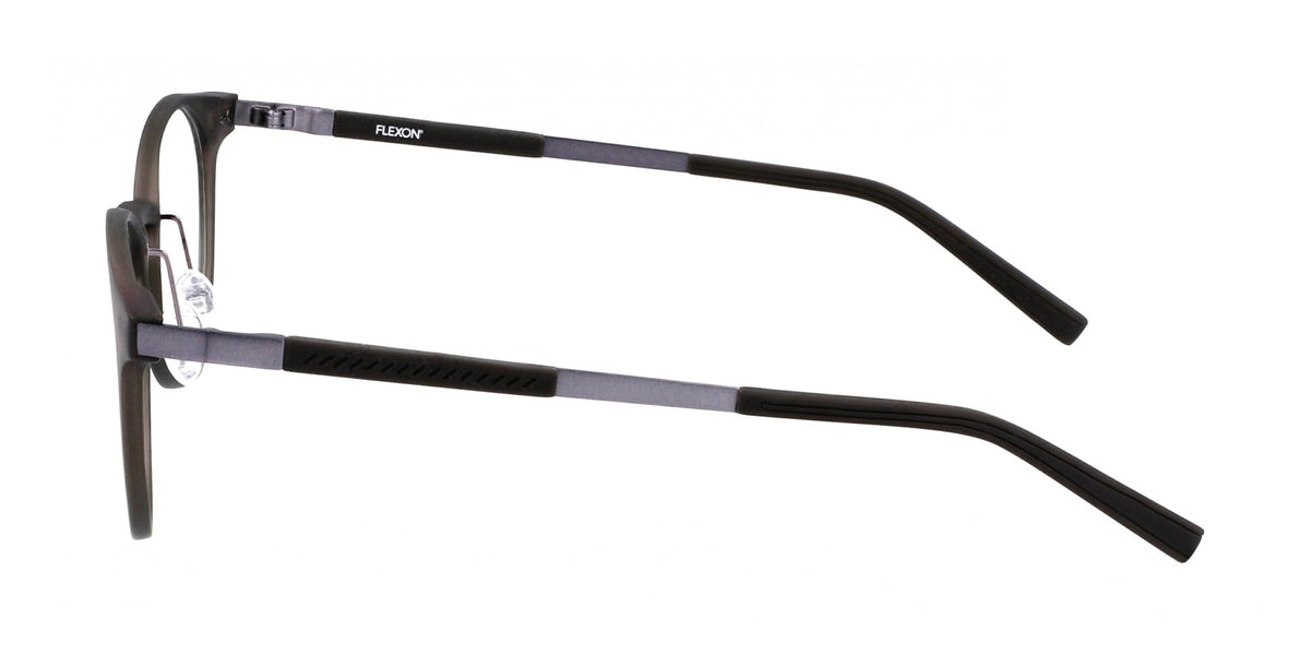 EP8006 N 020 MATTE GREY 50/20/145 UNISEX Eyewear Frame by Flexon – 50/20/145, Nylon, 020 Matte Grey, Model FLEXON EP8006 N