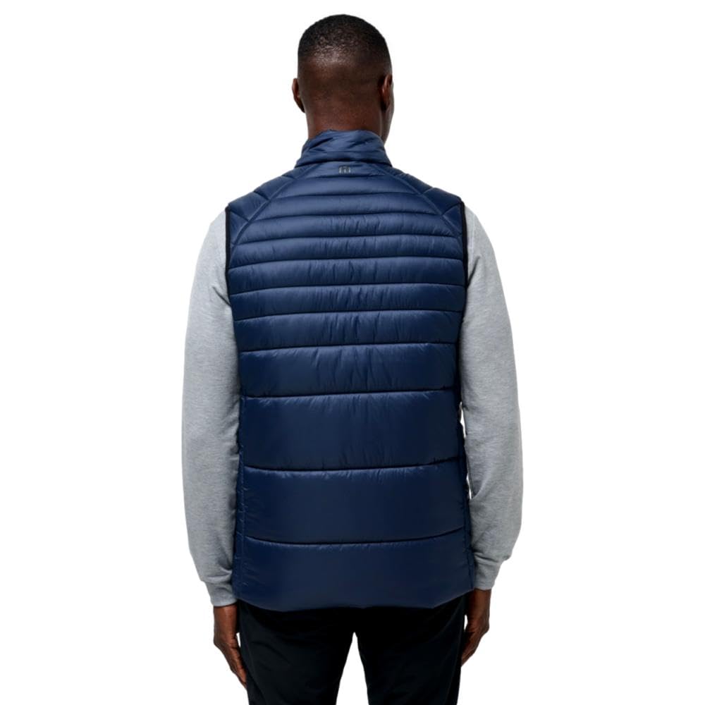 Mens Aves Tech Puffer Ves Total Eclipse L by TravisMathew – Polyester, Total Eclipse, Model 1MZ274
