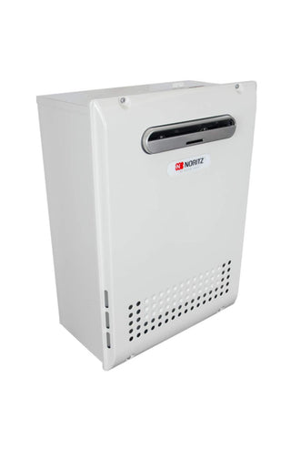 199,900 BTUH, 11.1 GPM - Residential Condensing Outdoor (Natural Gas) by Noritz – Copper, White, Model NRC111ODNG