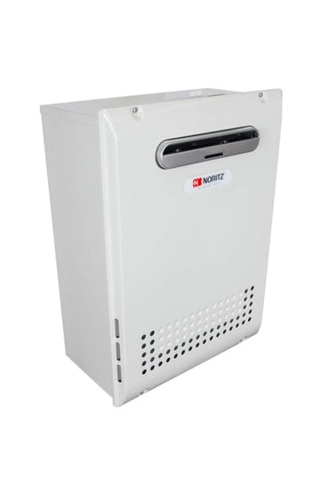 199,900 BTUH, 11.1 GPM - Residential Condensing Outdoor (Natural Gas) by Noritz – Copper, White, Model NRC111ODNG