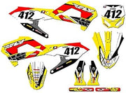 21-25 SR/FWE CX 50 13 FLY Yellow Complete Kit With Rider I.D. Compatible with Cobra | Senge Graphics Inc