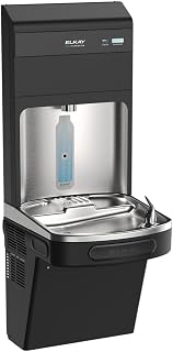 Elkay Pro Filtration LZS8WSBPRO-FLP4 Bottle Filling Station | Single, ADA Cooler, Refrigerated, Black, Total PFAS Filtration