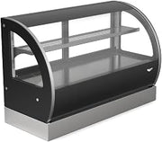 48-inch-wide 120-volt curved-glass countertop Refrigerated deli display case with rear access