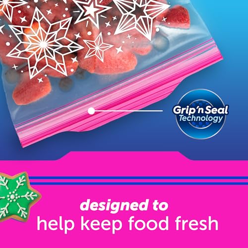 Ziploc Quart (24 Count) (Pack of 3) / Red / 1.0 quarts Food Storage Bags
