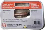 Hypertherm 220842 Electrode, Duramax and Duramax Lock, 10-105 A, 5 pack