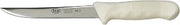 Winco 6" White Plastic Boning Knife with Handle, Wide