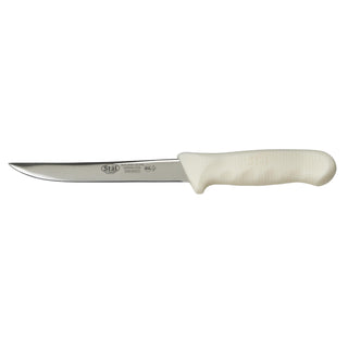 6" White Plastic Boning Knife with Handle by Winco – 6", Stainless Steel, White, Model KWP-62