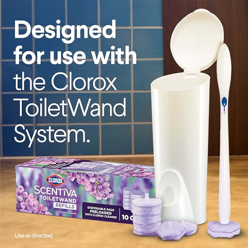 Clorox Lavender and Jasmine / 10 Count (Pack of 1) / light blue Toilet Cleaners