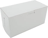 SOUTHERN CHAMPION TRAY SCT White One-Piece Non-Window Bakery Boxes, 8 x 4 x 4, White, Paper, 250/Carton