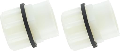 Diversitech 3/4 in. FIP Condensate Drain Pan Fitting, White, 1 Count (Pack of 2)