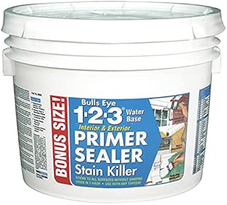 Zinsser 20-Pack of 2.5 gal 02025 White Bulls Eye 1-2-3 Water-Based Stain Blocking Primer/Sealer