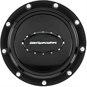 BILLET SPEC Pro Style Horn Button, Rivet/Black Anodized/Black Logo