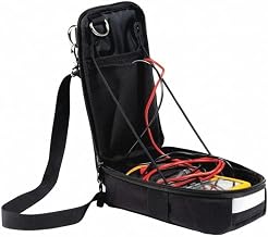 3M DBI-SALA Fall Protection For Tools, 1500131, Inspection Pouch w/Adj Opening, Work Off Chest Or Hip, Use w/Multi-Meters, Air Monitors, and Portable Testing Devices , Black