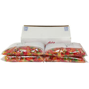 Albanese Mini Assorted Fruit Gummi Worms by T.R. Toppers – 80 Ounce, Pack of 4