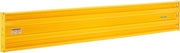 Global Industrial Steel Guard Rail, 3-Rib, 10'L, Yellow