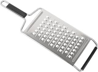 Kuhn Rikon Essential Coarse Grater – Ultra-Sharp Stainless Steel Blade for Vegetables, Cheese & Potatoes – Non-Slip Base, Dishwasher Safe