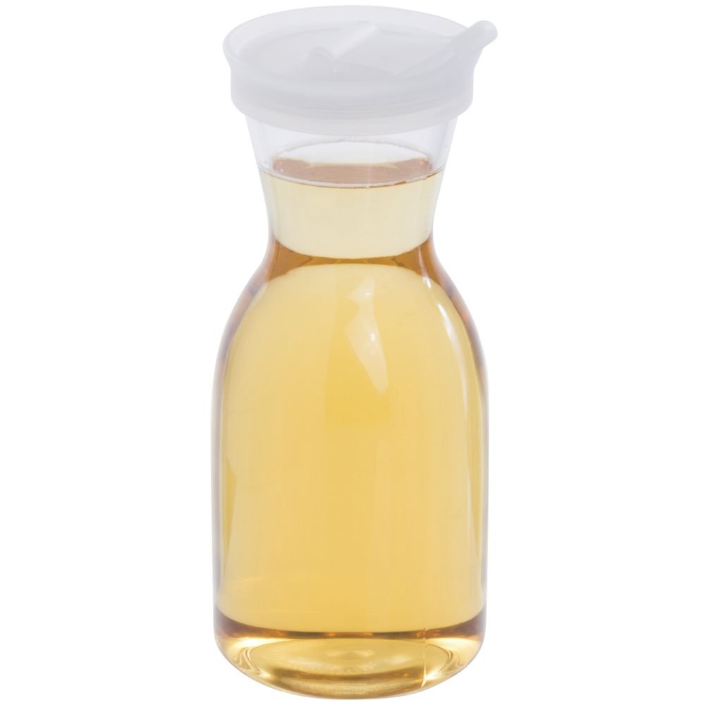 Plastic Carafe with Lid 0.8 L by HUBERT – 27.1 Ounces, 0.8 liters, Plastic, Clear, Model T/MECA308C-1-00