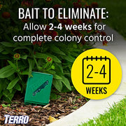 Outdoor Liquid Ant Baits - 6 Pack by Terro – 48 Bait Stations, Black, Model T1812