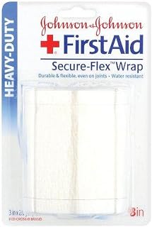 Johnson & Johnson Johnson and Johnson Red Cross Secure-Flex Wrap 3 Inch X 2.5 Yards 1-Count (Pack of 4)