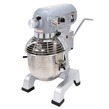 Gear Driven 20-Quart Planetary Mixer with Safety Guard by Adcraft – 20 Qt., 20.0 quarts, Stainless Steel, Black, Model BDPM-20