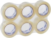 2" x 55 yds. Clear (6 Pack) Tape Logic #900 Economy Tape