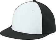 SPORT-TEK Unisex Pro-Cut Stretch-Tek Cap | Breathable Fitted Hat for Men & Women with Moisture Wicking Sweatband