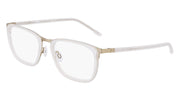 Eyeglasses E 1139 971 Matte Crystal/Gold by Flexon – Matte Black