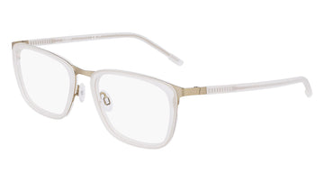 Eyeglasses E 1139 971 Matte Crystal/Gold by Flexon – Matte Black