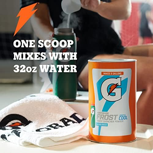 Thirst Quencher Powder by Gatorade – 76.5 Ounce (Pack of 1), Glacier Freeze, Model 59145