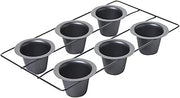 Chicago Metallic Professional 6-Cup Popover Pan with Armor-Glide Coating