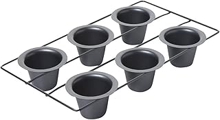 Chicago Metallic Professional 6-Cup Popover Pan with Armor-Glide Coating