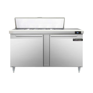 Designer Line Sandwich Unit by Continental Refrigerator – Metallic, Model DL60-12