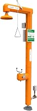 Guardian Equipment GFR3111 Heated Safety Station w/Eyewash & Flow Switch, Bottom Inlet