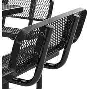 Global Industrial Green / 46" x 46" x 31.75" / Industrial Picnic Tables