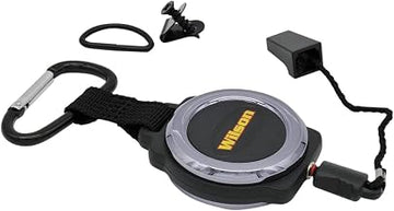 Wilson CB Microphone Retriever 305MRBC - Adjustable Mic Lanyard and Hardware Mounting Kit - Black Chrome Finish