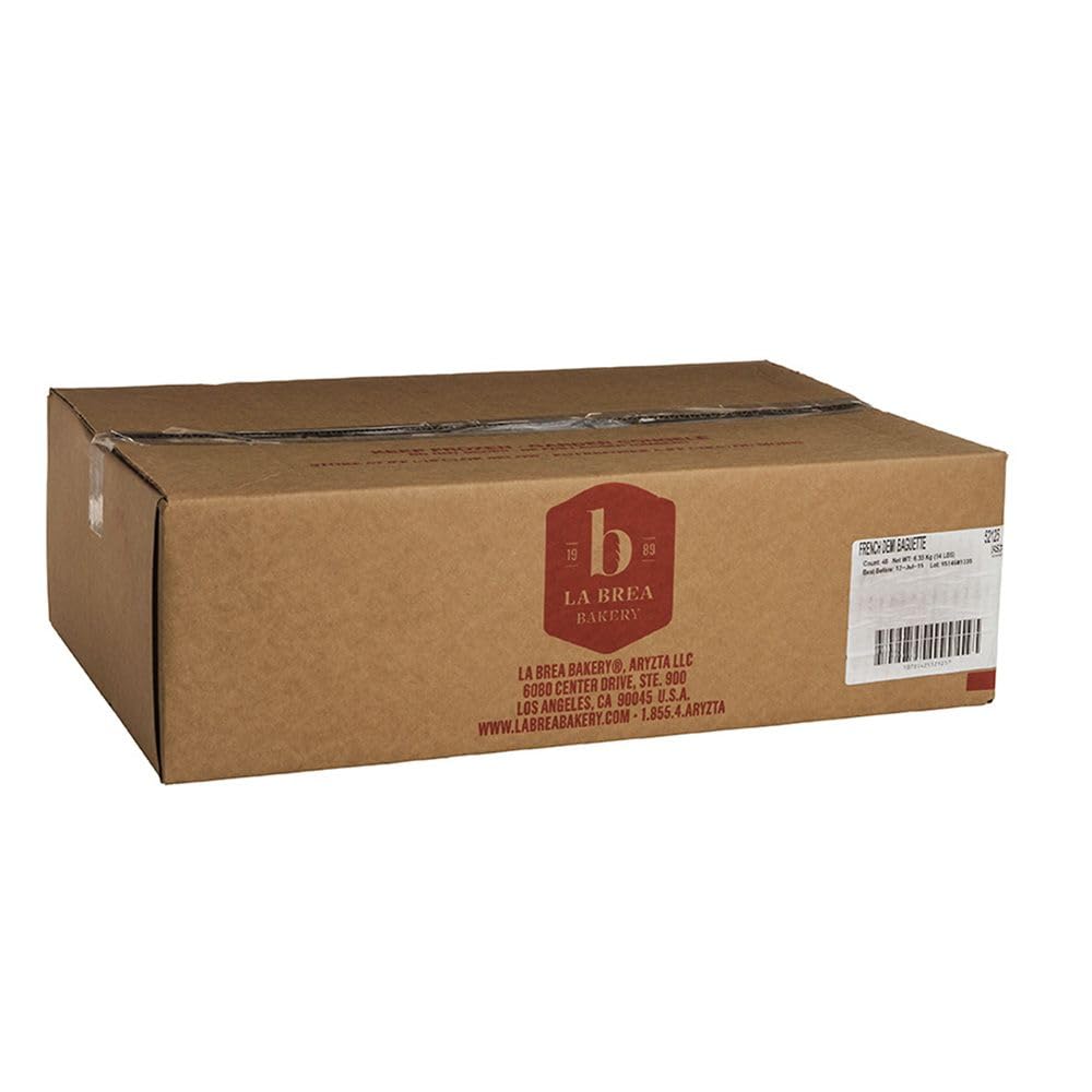 Labrea Bakery French Demi Bread Baguette by La Brea Bakery – 4 Ounce - 48 per case.", Pack of 48