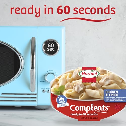 HORMEL COMPLEATS Chicken Alfredo / 10 Ounce (Pack of 6) / 6 Meat Dishes
