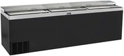 Krowne BC96-BG - 96" Black Vinyl Slide Top Bottle Cooler