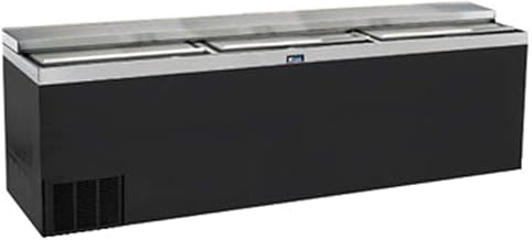 Krowne BC96-BG - 96" Black Vinyl Slide Top Bottle Cooler
