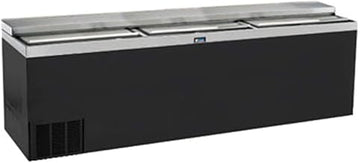 Krowne BC96-BG - 96" Black Vinyl Slide Top Bottle Cooler