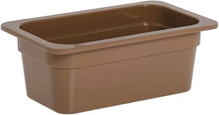 HUBERT Food Bar Pan Fourth Size Melamine Pan 4" D Terra Cotta