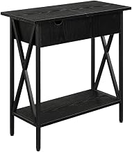 Furnifact Black Flip Top Coffee Table with Wooden Storage, Durable Construction, Modern Design, Perfect for Living Room, Easy to Access Storage Space