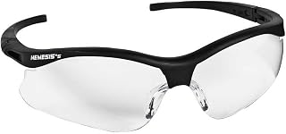 Jackson Safety Kleenguard V30 Nemesis Small Safety Glasses 38474 (1 Pair) (Black Frame with Clear Lens)
