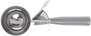HUBERT 4 oz Portion Control Disher Stainless Steel with Grey Polypropylene Handle - #8