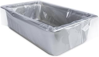 PanSaver Full Size roasting pan Liners for Easy Clean Up - Disposable Buffet Pan Liners, Ovenable up to 400F (Roasting Pan | 42 x 14 IN)