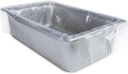 PanSaver Hotel Clear Pan Liners for Easy Clean Up - Disposable Buffet Pan Liners, Ovenable up to 400F (Full Pan/Deep Pan Liner - 18 x 34 in)