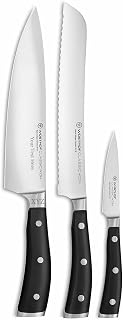 Wusthof Classic Ikon - 3 Pc. Starter Knife Set - Custom Engraved, Personalized